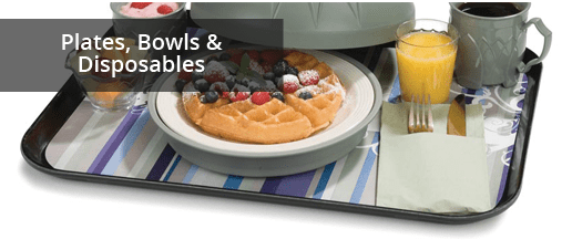 Plates, Bowls & Disposables for Healthcare