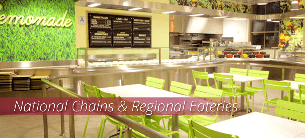 Shop Foodservice Supplies for National Chains & Regional Eateries