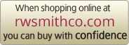 When shopping online at RWSmithCo.com you can buy with confidence