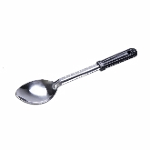 Culinary Essentials, Solid Serving Spoon, 13", S/S, Black Handle