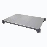 Cambro, Camshelving Elements Mobile Shelf Plate Kit, 24" W x 42" L, Solid, Brushed Graphite