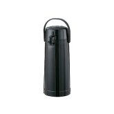 Service Ideas Inc., Eco-Air Airpot, 2.20 liter, Smooth Body, ABS Plastic, Black, Pump Style