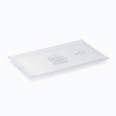 Vollrath, Super Pan 3 Solid Cover, 1/3 Size, Clear, Low-Temp Polycarbonate