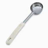 Vollrath Spoodle, 3 oz, Solid, S/S Color Coded w/Ivory Grip 'n Serv Plastic Handle