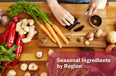 Seasonal Ingredients by Region Guide