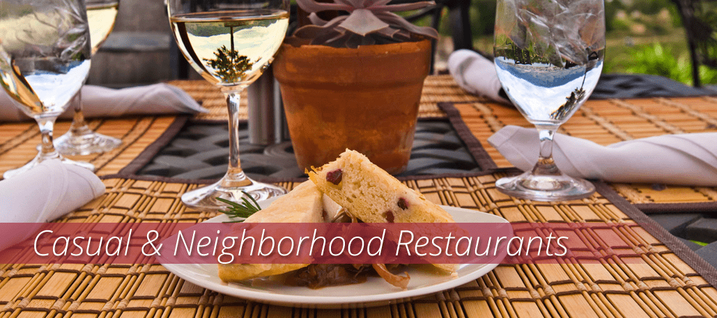 Casual Neighborhood Dining Establishments
