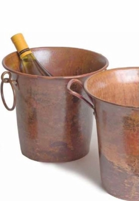 rustic wine bucket