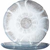 Arcoroc Fleur 7 1/2" dia. Glass Dessert Plate by Arc Cardinal
