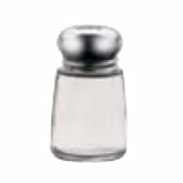 Vollrath Dripcut Salt and Pepper Shaker, 2 oz, Glass Round Bottom Jar, Chrome Top