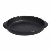 Arcata, Oval Baking Dish, 20 oz, 9 5/8" x 5 3/4", Terracotta, Black
