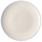 Ziena, Coupe Plate, 10 1/4" dia., Cream, Stoneware