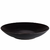 Ziena, Deep Coupe Plate,18 oz,  8 1/4" dia., Ebony, Stoneware