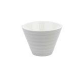 Ariane, Stackable Conical Bowl, 8.50 oz, 4 1/4" dia., Creme, Artisan