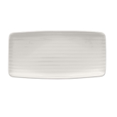 Ariane, Rectangular Platter, 12" x 6", Creme, Artisan