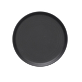 Ariane, Coupe Plate, 10 1/2" dia., Black Dazzle, Artisan
