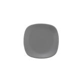 Ziena, Square Plate, 5 1/2" x 5 1/2", Gris Azul, Stoneware