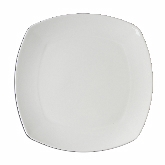 Tria, Square Plate, 10", Edge, Bone China