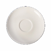 Venu, Saucer for Low Coffee Cup, Bone China, 6 1/2" dia.