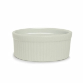 Tuxton, Souffle, 10 oz Round, Fluted, Eggshell