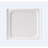 Royal Doulton, Plate, Loop, White, Square, 9"