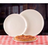 World Tableware, Deep Rim Pizza Platter, 11 3/8", Cream White