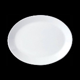 Steelite, Oval Coupe Platter, Simplicity, White, 8"