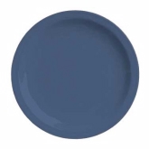 Syracuse, Plate, Blueberry, 11 3/8", Carved Cantina, Flint Body