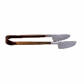 Arcata, Serving Tong, 10", S/S, Hammered Copper Handle