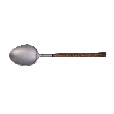 Arcata, Solid Serving Spoon, 10", S/S, Hammered Copper Handle