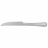 Acopa 4 1/2 Stainless Steel Steak Knife with Black Polypropylene