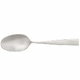 Venu, Oval Bowl Soup Spoon, 7 1/4", Radiance, 18/0 S/S, Hammered