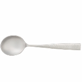 Venu, Bouillon Spoon, 6 3/4", Radiance, 18/0 S/S, Hammered