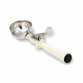 Vollrath, Disher, Size 10, Ivory Handle, S/S, 3 1/4 oz Capacity