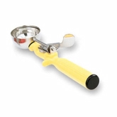 Vollrath, Disher, Size 20, Yellow Handle, S/S, 1 5/8 oz Capacity