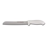 Dexter-Russell, Scalloped Bread Knife, 8", Sofgrip, White