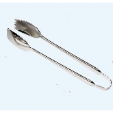 Myco, Salad Tongs, 9 1/2", Teardrop, 18/10 S/S