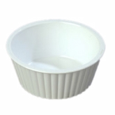 Carlisle Ramekin, 4 1/2 oz Fluted, San, White