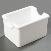 Carlisle Sugar Packet Caddy, Plastic, Holds 20 Packets, White