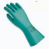 Ansell, Chemical Resistant Gloves, 18", Green, Medium