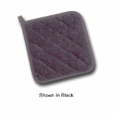 John Ritzenthaler, Chef's Line Potholder, 8" Square, Black