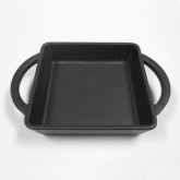 Arcata, Square Dish, 10.50 oz, 4 3/4", Black, Cast Iron