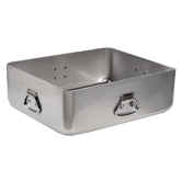 Vollrath Roasting Pan, 42 qt, 20 7/8" x 17 3/8" x 7", Aluminum