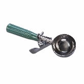 Culinary Essentials, Disher, Size 12, 3.25 oz, Green Handle
