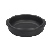 Arcata, Round Baking Dish, 5 oz, Matte Black, Terracotta