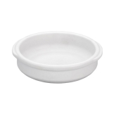 Arcata, Round Baking Dish, 5 oz, Matte White, Terracotta