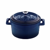 Arcata, Mini Round Casserole Dish, 11.75 oz, 4" dia., Blue, Cast Iron