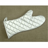 John Ritzenthaler, Oven/Freezer Silicone Oven Mitt, 16", Silver