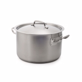 Culinary Essentials, Sauce Pot, 7.50 qt, w/Cover, 18/8 S/S w/Aluminum