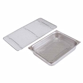 Adcraft, Wire Pan Grate, 7 3/4" x 10", Fits 1/2 Size Steam Pans