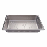 Culinary Essentials, Full Size Perforated Steam Table Pan, 4" Deep, 22 Gauge, 18/8 S/S
